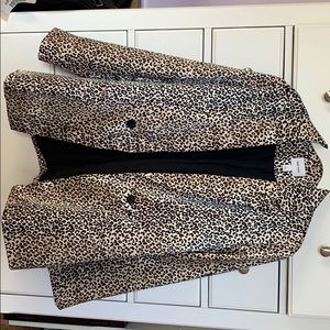 Nine West Cheetah print blazer